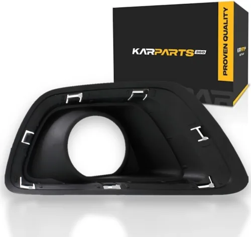 KarParts360 Para Chevy Colorado 2015-2020 Moldura de Luz Antiniebla Lado del Conductor | Delantero | Negro Texturizado | Repuesto para GM1038176 |