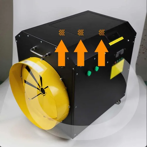 Miniatura 2 de Calentadores industriales, calentador de calefacción de aleta de alta potencia, larga duración, temperatura constante automática, para granja