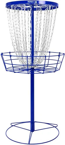 Remix Deluxe Practice Basket for Disc Golf - Choose Your Color and Style Azul real