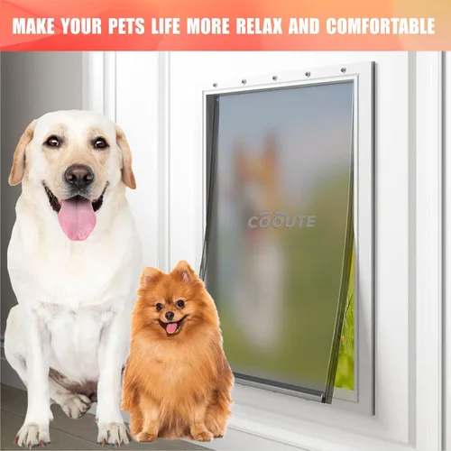 Miniatura 4 de Paquete de 2 solapas de repuesto para puerta de mascotas con cierre magnético, compatible con puerta PetSafe Freedom para perros y gatos PAC11-11038