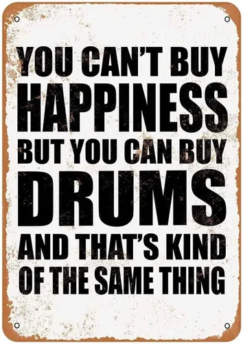 Miniatura 7 de Sign You Can't Buy Happiness BUT You CAN Buy Ice Cream - Cartel de metal divertido de lata de 8 x 12 pulgadas para bar pub interior y exterior