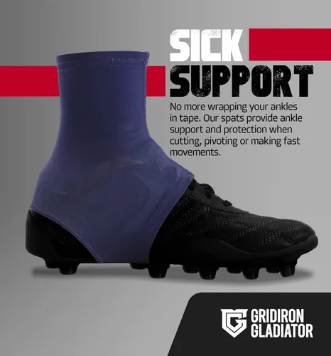 Miniatura 5 de GridIron Gladiator - Fundas de tacos, calcetines para tacos de fútbol americano, polainas para tacos de fútbol, béisbol y sóftbol Azul