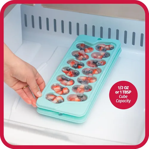 Miniatura 7 de GoodCook Bandejas de cubitos de hielo para todos los días, juego de 2