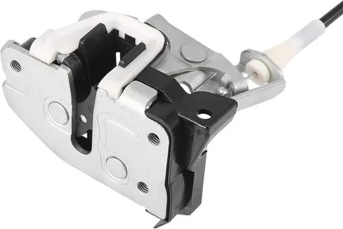 Miniatura 8 de X AUTOHAUX Actuador de cerradura de puerta Lado del motor Manija de puerta con bisagras con cable trasero izquierdo Lado del conductor para Ford