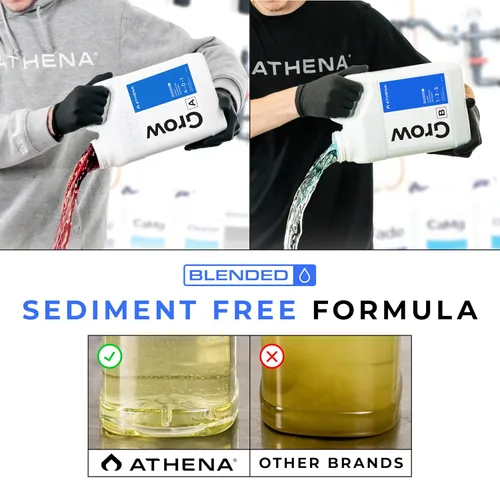 Miniatura 5 de Athena Blended Grow A&B Fertilizante líquido vegetativo de 2 partes para hidroponía y suelo Alimento vegetal para crecimiento en etapa vegetal