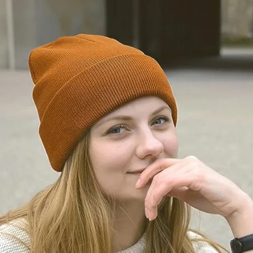 Miniatura 5 de Gorro de punto para hombres y mujeres, cálido y lindo gorro para invierno