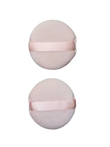 Almohadillas para Maquillaje. Paquete de 2 unidades, color Beige