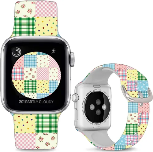 Miniatura 21 de Correas de silicona suave compatibles con Apple Watch de 38, 40, 41, 42, 44, 45, 46 y 49 mm, correas deportivas Ultra 2 para mujeres y hombres