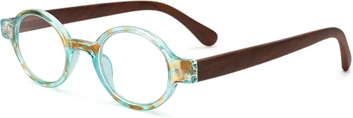 Miniatura 9 de 2SeeLife Gafas de lectura pequeñas y redondas TR-90 para hombres y mujeres - Ajuste estrecho-medio, marco resistente, bisagras de resorte, lectores