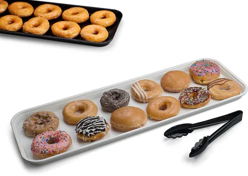 Miniatura 7 de Carlisle FoodService Products Bandeja de mercado, fuente de fibra de vidrio para alimentos, uso comercial y doméstico para servir y exhibir, 8.75 x