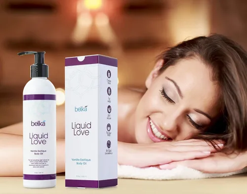 Miniatura 3 de Aceite corporal líquido Love Vanilla Exotique para terapia de masaje relajante y masajes sensuales en pareja - Fabricado en Estados Unidos, 100%