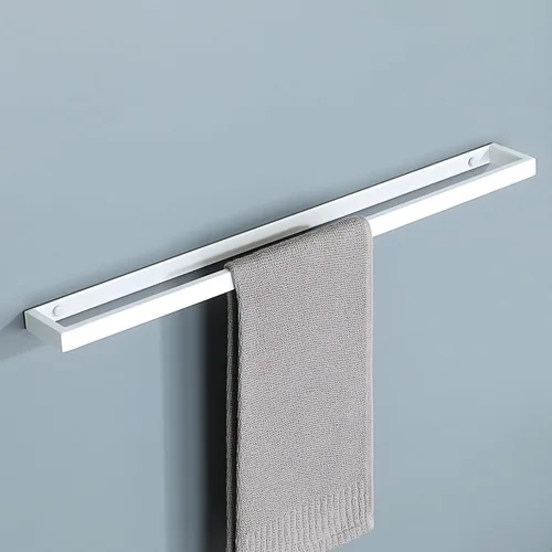 Miniatura 19 de Alise Toallero de mano de 8 pulgadas para montaje en pared de baño, color negro mate, toallero para baño, toallero de acero inoxidable SUS304