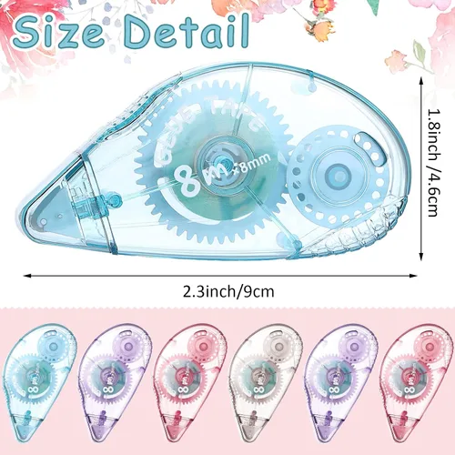 Miniatura 2 de Geyee 30 rollos de cinta adhesiva permanente de doble cara de 0.3 x 315 pulgadas, puntos de cinta de doble cara para álbumes de recortes, diario