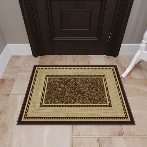 Miniatura 22 de Ottomanson Alfombra de pasillo de 1 pies 10 pulgadas x 6 pies, alfombra de cocina con parte trasera de goma antideslizante para área del fregadero
