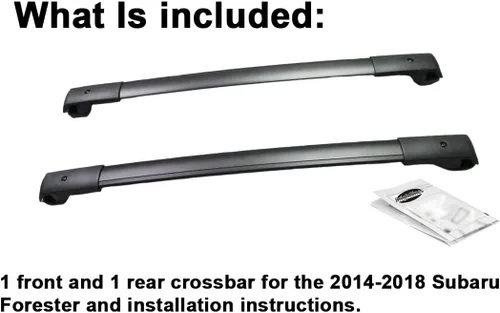 Miniatura 4 de Barras cruzadas aéreas para portaequipaje de techo para Subaru Forester 2014-2015-2016-2017.