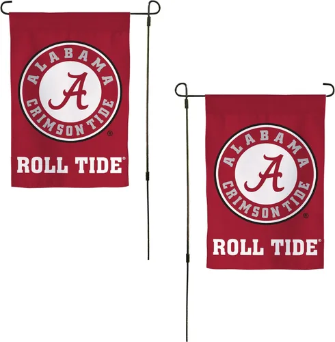 Miniatura 7 de Bandera de jardín de la Universidad de Alabama Crimson Tide Bama UA Banner 100% poliéster (diseño A)