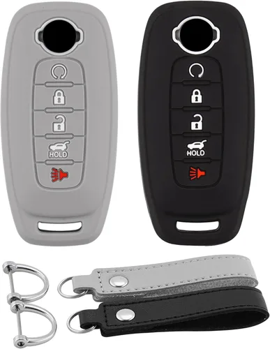Miniatura 22 de Funda de Silicona para Llavero Compatible con Chevy GMC 5 Botones 2023 2022-2019 Chevy Silverado Tahoe Suburban GMC Sierra Acadia Terrain Protector