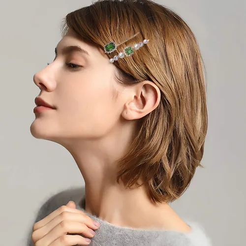 Miniatura 7 de Accesorios para el cabello vintage de metal floral, VGPin