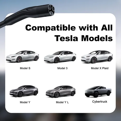 Miniatura 9 de Cargador de vehículo eléctrico de nivel 1/2, 16 amperios y 3.5 kW, cargador portátil con cable de 20 pies, estación de carga doméstica, con enchufe