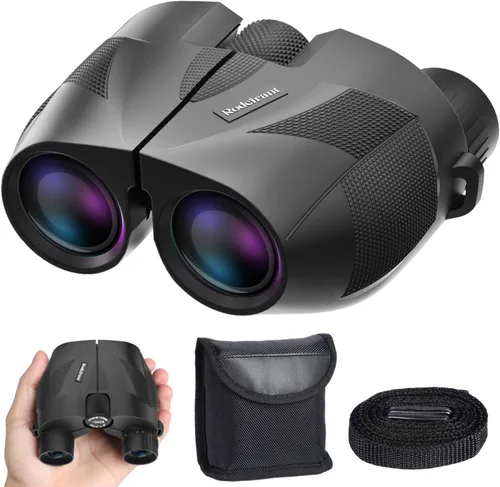 Binoculares de alta potencia de 20 x 25 para adultos, compactos, HD, impermeables, duraderos y transparentes, lentes FMC de prisma BAK4, adecuados