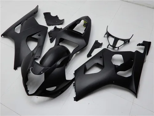 Miniatura 2 de Carenado de carrocería negro mate de plástico apto para 2003 2004 GSXR 1000 Inyección ABS Nuevo Aftermarket Kit Kit de carrocería GSXR-1000 03 04