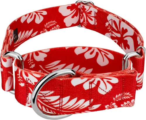 Miniatura 15 de Country Brook Petz HossFit Jr - Collar ancho Martingala para perro, colección Summer Breeze con diseños soleados (Anchors Away, M)