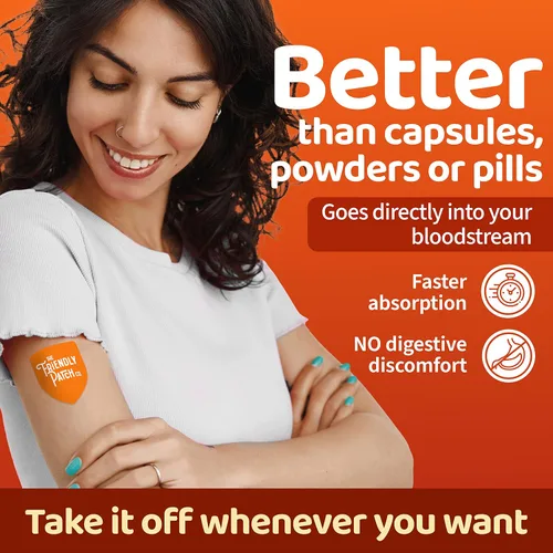 Miniatura 4 de The Friendly Patch Shield - Parche de apoyo inmunitario Potenciadores inmunológicos portátiles para adultos con vitamina D3, C y zinc 28 parches