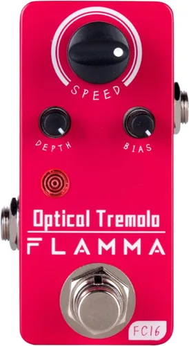 Miniatura 24 de Pedal de Modulación Mini FLAMMA FC05 con Coro, Brida, Trémulo, Phaser, Vibrato, Rotary, Autowah Líquido, Tartamudeo, Anillo, LowBit Modulación FC05