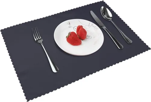 Miniatura 14 de Rectangular Placemats Set of 4, Heat Resistant Arizona Flag Printed Kitchen Dining Table Mats