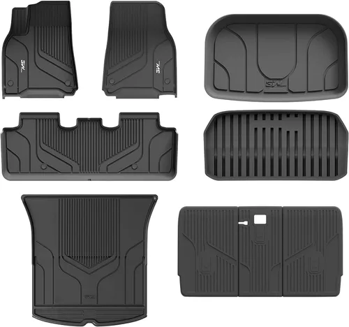 Miniatura 24 de 3W – Tapetes y revestimiento para maletero compatibles con Tesla Model S 2021-2026, tapetes TPE para todo tipo de clima con ajuste personalizado