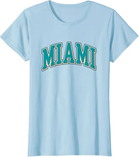 Miniatura 20 de Miami - Hometown Pride - Diseño retro - Camiseta clásica