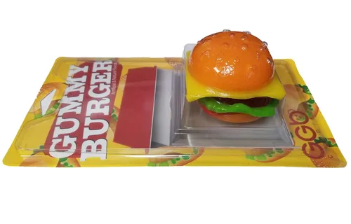 Miniatura 4 de Hamburguesa de goma gigante (7 onzas)
