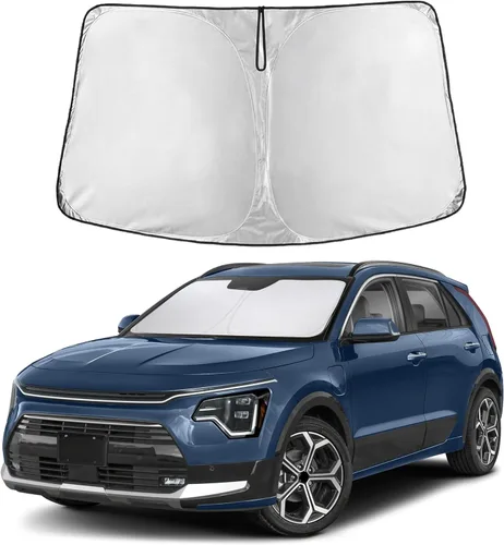 Miniatura 274 de Econour Parasol para parabrisas compatible con Honda Civic 2016-2021, protector de parasol plegable para ventana, bloquea los rayos UV y mantiene tu