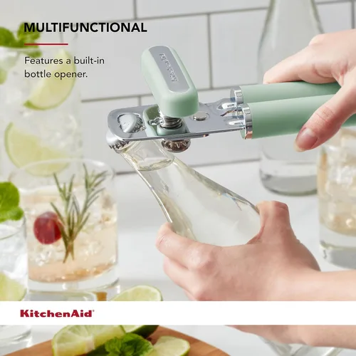 Miniatura 5 de KitchenAid Abrelatas y abrebotellas multifunción gourmet, 8.36 pulgadas, pistacho