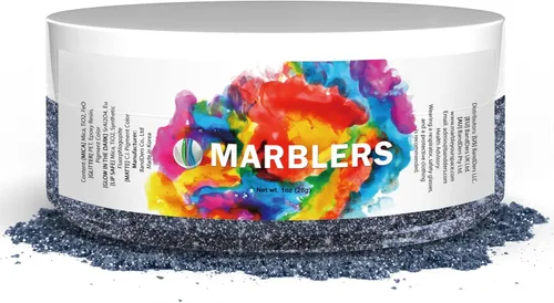 Miniatura 110 de MARBLERS - Polvo de mica de grado cosmético, nacarado, no tóxico, vegano, libre de crueldad, sombra de ojos, esmalte de uñas, arte de uñas, [Gris]