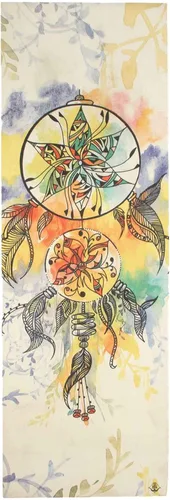 Miniatura 14 de Shakti Warrior Tapete de yoga TPE - Diseñado por artistas, esterillas premium ecológicas, antideslizantes, no tóxicas, ideales para yoga regular