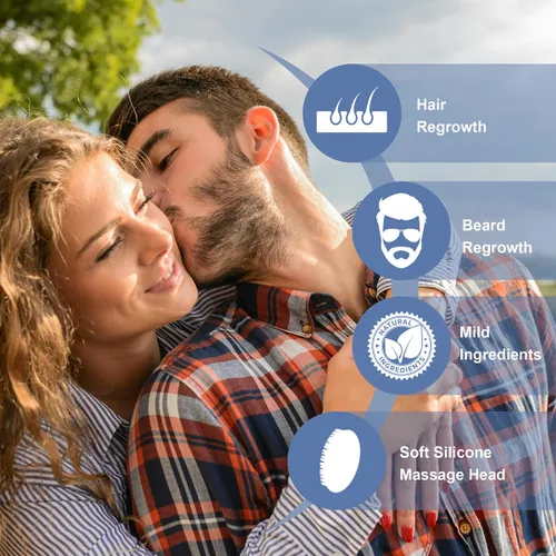Miniatura 6 de FluMisch 5% de espuma de minoxidil para hombres, 5% biotina y 5% mininoxidil uso para el crecimiento del cabello, ralentiza la pérdida de cabello