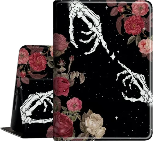 Miniatura 26 de Funda para tablet Kindle Fire HD 8 y 8 Plus (12ª generación 2022), funda delgada de piel sintética con función de encendido automático para tableta