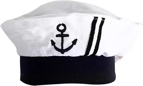 Miniatura 6 de StylesILove - Mameluco de algodón marinero marino con sombrero y corbata 3 piezas