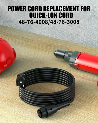 Miniatura 3 de WUKUR Cable Quik-Lok para cable de bloqueo rápido 48-76-4008/48-76-3008, cable de alimentación de 16.5 pies para cable de alimentación