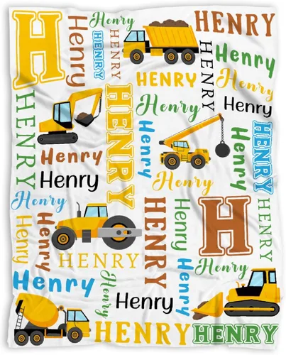 Miniatura 50 de Manta de bebé con texto en inglés «Just A Boy Who Loves Trucks» para niños y niñas, manta súper suave para envolver al recién nacido, acogedora