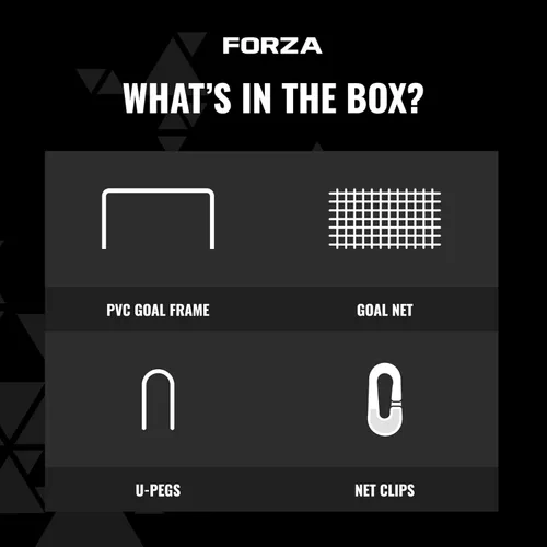 Miniatura 4 de FORZA Portería de fútbol infantil de 6 x 4 pies – La portería #1 del mundo. 100% fabricada en el Reino Unido, configuración de 2 minutos, paquete