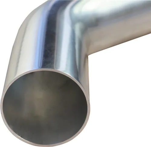 Miniatura 4 de 2" (51mm) OD 45 Grados Tubo de Codo de Aluminio, Tubo de Intercooler, Tubo de Toma de Aire, Radio 1.5D, Tubo de Aleación de Aluminio Alto Pulido