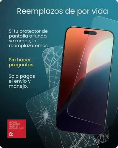 Miniatura 11 de ZAGG XTR5 - Protector de pantalla para iPhone 17 Pro Max, vidrio, protección contra la luz azul, 11 veces más fuerte, tecnología Eyesafe CPF60