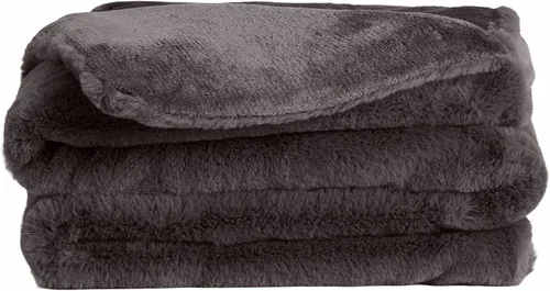 Miniatura 17 de UnHide Lil' Pet Marsh - Manta de piel sintética para mascotas, extra suave, ligera, lavable, cómoda y protección para sofá, jaula o cama, oso beige