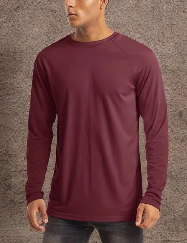 Miniatura 159 de MAGCOMSEN Camisas de manga larga para hombre, protección solar UPF 50+, camisetas atléticas para senderismo, correr, entrenamiento, protección