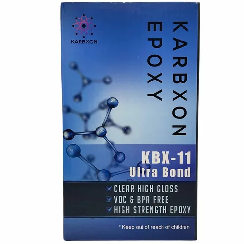 Miniatura 4 de KBX-11 Ultra Bond - Kit de resina epoxi - 2 partes de epoxi transparente - Alta resistencia, alto brillo sin compuestos orgánicos volátiles y BPA
