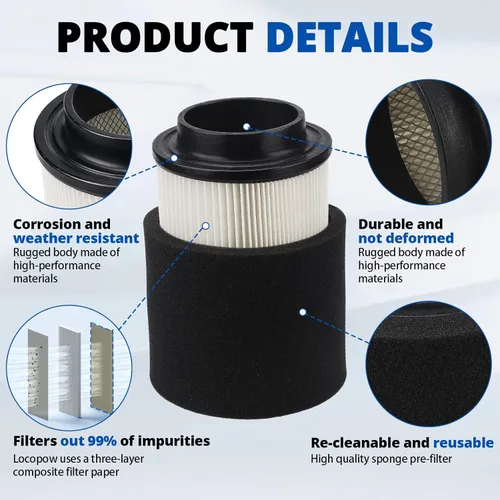 Miniatura 3 de 0452306 1253355 Pieza de filtro de aire para Polaris Phoenix 200 2005-2023 Hawkeye 300 2006-2011 Trailblazer 250 2001-2006 Sportsman 300 2008-2010