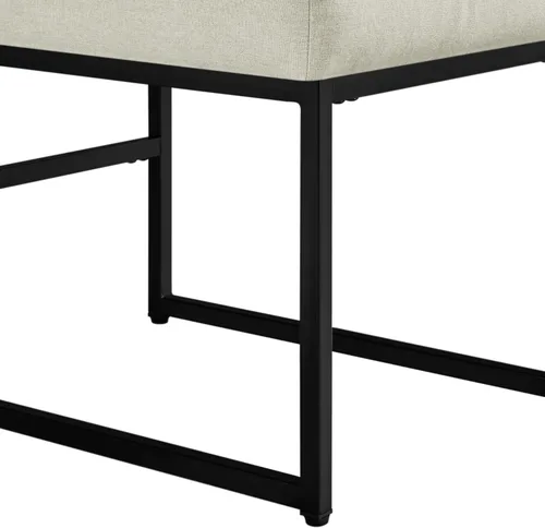 Miniatura 7 de Yaheetech Juego de 2 sillas de comedor tapizadas con respaldo medio acolchado y patas de metal para comedor, sala de estar, restaurante, diseño sin
