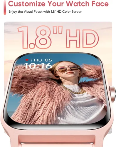 Miniatura 3 de Fitpolo Paquete de 2 relojes inteligentes para hombres y mujeres, Alexa integrado y llamadas Bluetooth (respuesta/hace), rastreador de actividad